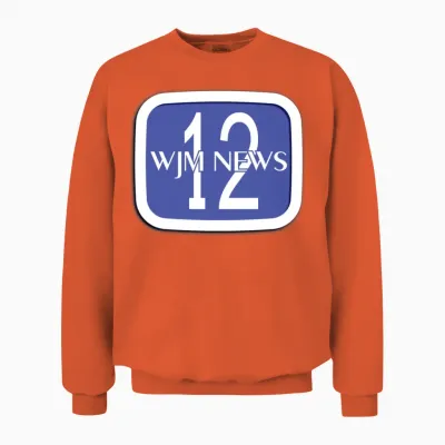 Wjm Tv Unisex Sweatshirt - Orange