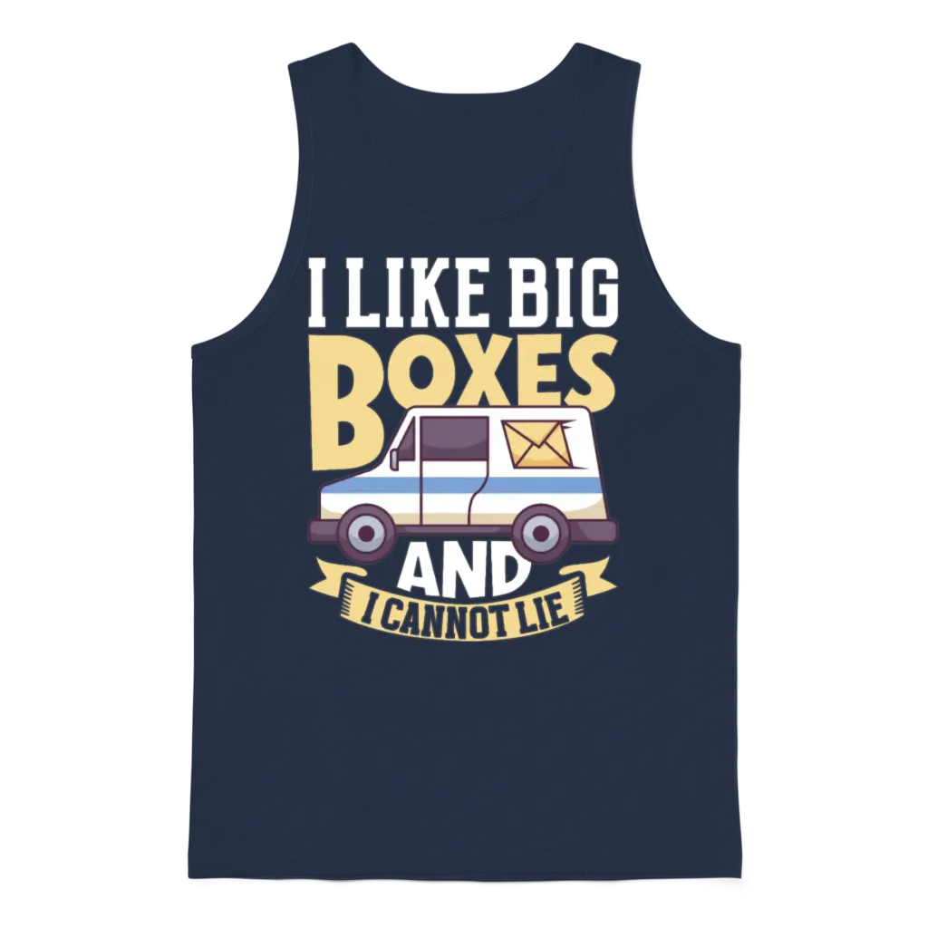 Postal Worker Mail Lady Mail Carrier Postal Unisex Tank Top - Navy