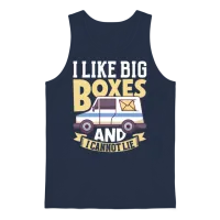 Postal Worker Mail Lady Mail Carrier Postal Unisex Tank Top - Navy – 1