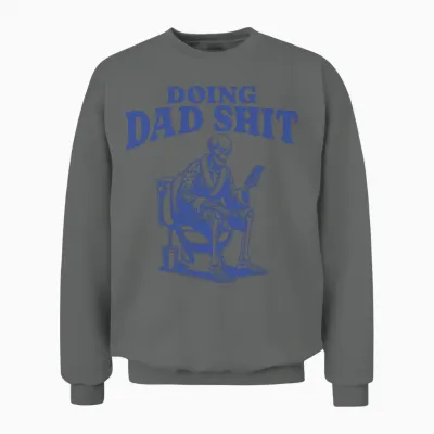 Doing Dad-Funny Dad Unisex Sweatshirt - Graphite Heather