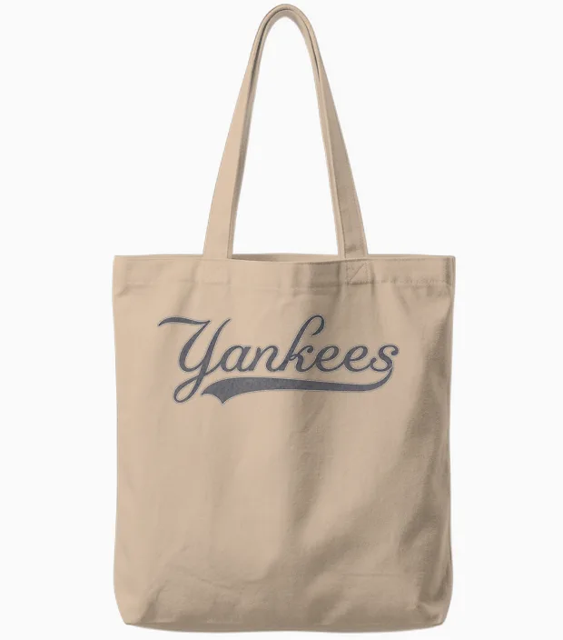 Yankees Vintage Retro Style Classic 70s & 80s Tote Bags in Natural