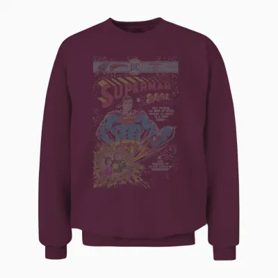 Dc Comics Superman 2001#300 Retro Comic Cover T-Shirt Small Unisex Sweatshirt - Maroon