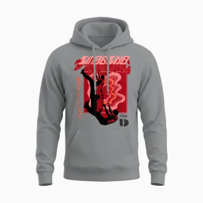 Official Imagine Dragons Exclusive Falling Man Unisex Hoodie - Sport Grey