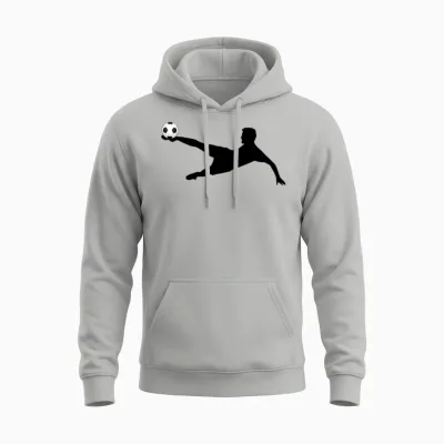 Soccer Player Unisex Hoodie - Ash