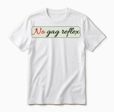 No Gag Reflex Unisex T-Shirt - White