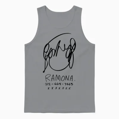 Ramona Flowers Unisex Tank Top - Sport Grey