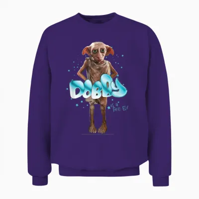 Harry Potter New Design 2025 Dobby Free Elf Unisex Sweatshirt - Purple