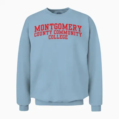 Montgomery County Community College Oc1652 Unisex Sweatshirt - Light Blue