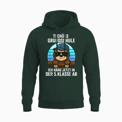 Tschüss Grundschule Abgänger Grundschule Abschluss 2026 Unisex Hoodie - Forest