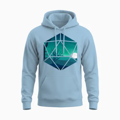 Fantasy Rpg Games Brettspiele Würfel Pen and Paper Unisex Hoodie - Light Blue