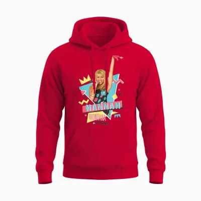 Disney Hannah Montana 90s Unisex Hoodie - Red
