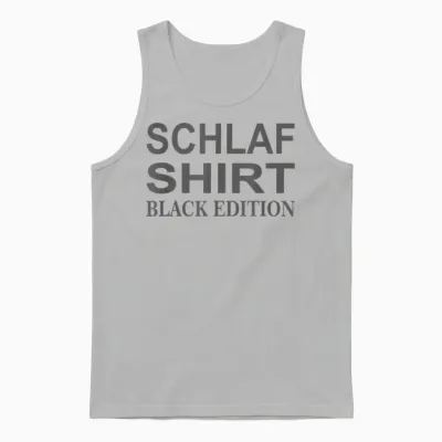 Official Sleep Shirt Black Edition T-Shirt, Black Unisex Tank Top - Ash