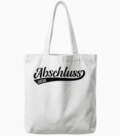 Abschluss 2026 Schule Geschafft Schulabschluss Bestanden Tote Bags - White