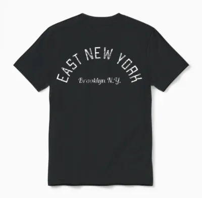 East New York Brooklyn Unisex T-Shirt - Black