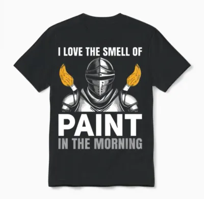 Funny Miniatures Painting Unisex T-Shirt - Black