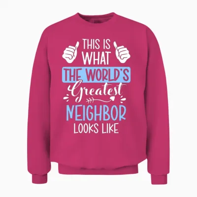 Neighbor Beer Celebration Unisex Sweatshirt - Heliconia