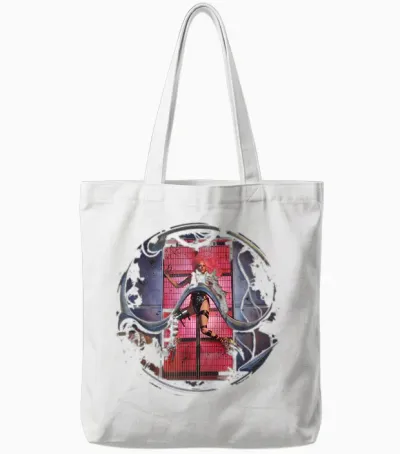 Official Lady Gaga Chromatica Cover Tote Bags - White