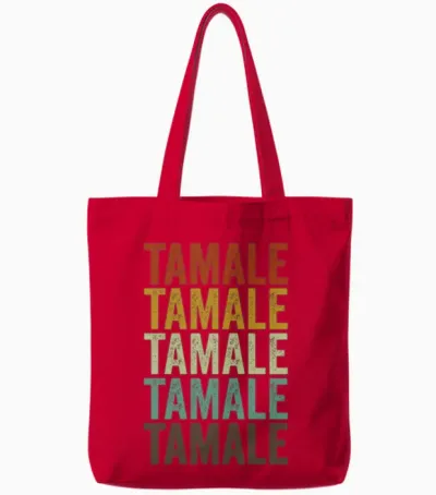 Tamale Ghana Retro Vintage Tote Bags - Red