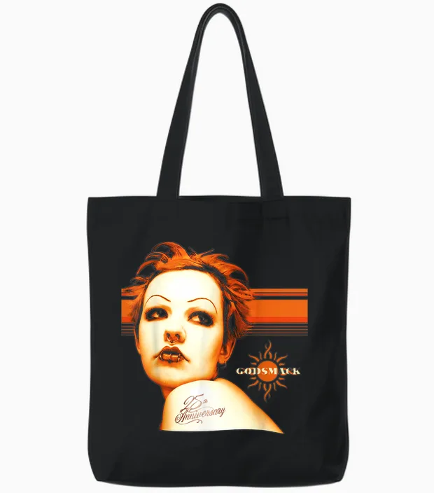 Godsmack β Self Titled 25th Anniversary Tote Bags in Black