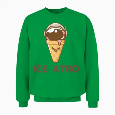 Designice Atro Retro Unisex Sweatshirt - Irish Green