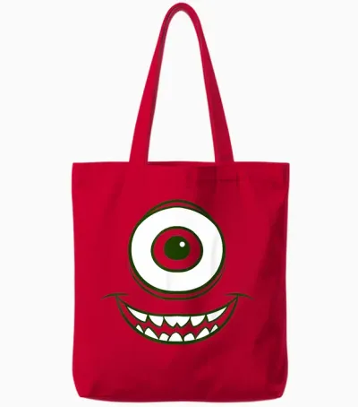 Disney Pixar Monsters, Inc. Halloween Mike Wazowski Costume Tote Bags - Red