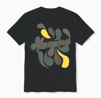 Retro Amazing Unisex T-Shirt - Black