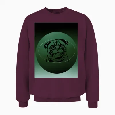 Dog Unisex Sweatshirt - Maroon