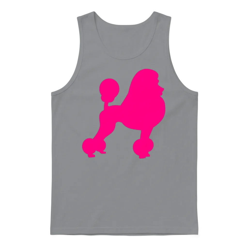Poodle Unisex Tank Top - Sport Grey