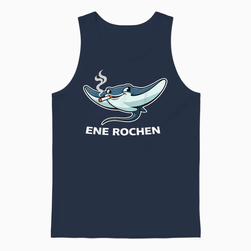 Ene Rochen Unisex Tank Top in Navy