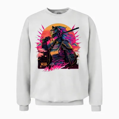 Samouraï Unisex Sweatshirt - White