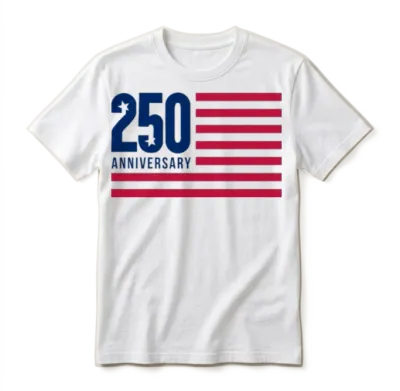 250 Anniversary Unisex T-Shirt - White