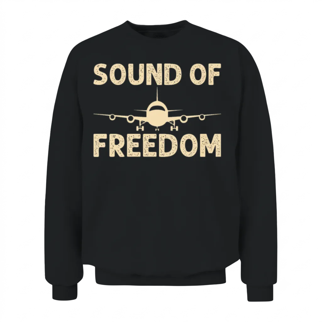 Jet Noise Sound of Freedom Model Kit Builders Airc Unisex Sweatshirt - Black