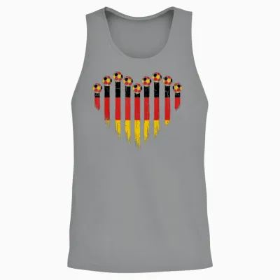 Deutsche Flagge Neuheit Deutschland Unisex Tank Top - Sport Grey
