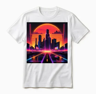 Retro City Sh Unisex T-Shirt - White