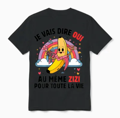 Evjf Wedding the Same Zizi for Life Future Bride T-Shirt, Black, S Unisex T-Shirt - Black