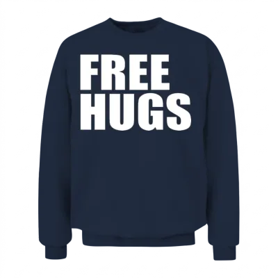 Free Hugs Unisex Sweatshirt - Navy