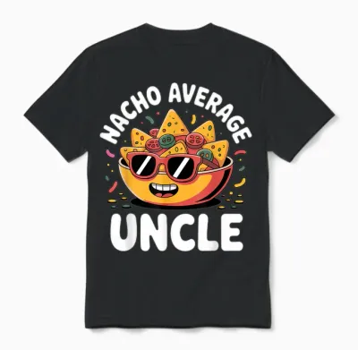 Funny Uncle Design for Uncle Men First Time Uncle New Uncle Unisex T-Shirt - Black