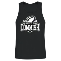 Respect the Commish Unisex Tank Top - Black – 2