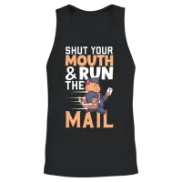 Postal Worker Mail Lady Mail Carrier Postal Unisex Tank Top - Black – 2