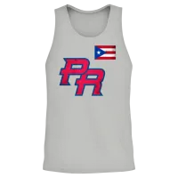 Puerto Rico 2023 Baseball Flag Pride Red Boricua Unisex Tank Top - Ash – 2