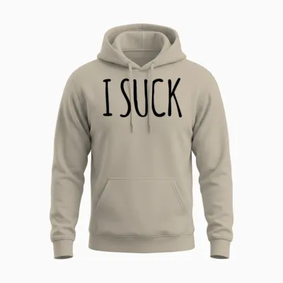 I Suck Unisex Hoodie - Sand