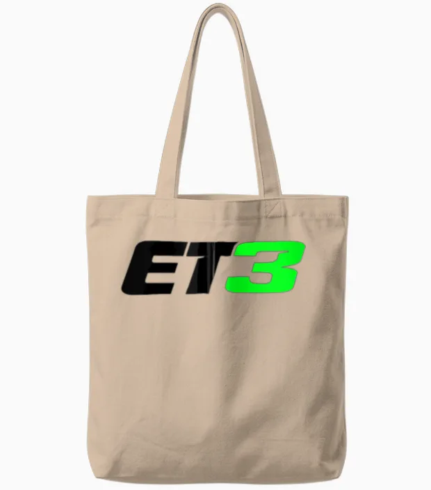 Eli Tomac Et3 Motocross and Supercross Champion Zi Tote Bags in Natural