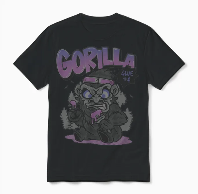 Gorilla Glue Mmxxii Unisex T-Shirt in Black