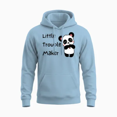 Little Trouble Maker Unisex Hoodie - Light Blue