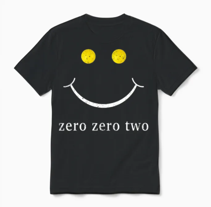 Zero Zero Two Pickleball Unisex T-Shirt - Black