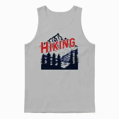 Hiking Unisex Tank Top - Ash