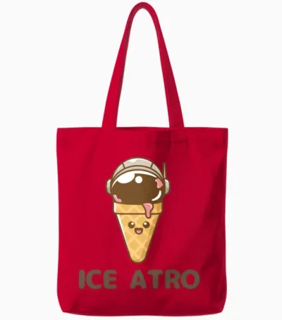 Designice Atro Retro Tote Bags - Red