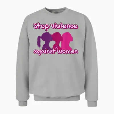 Let's End Violence Against Women Unisex Sweatshirt - Ash