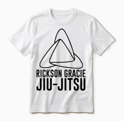 Rickson Gracie Jiu-Jitsu Unisex T-Shirt - White
