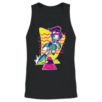 Dance Robot Retro Unisex Tank Top - Black – 2